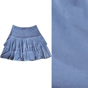 Tango Mango ruffled Blue Grey Slate Athletic Skort Small boutique